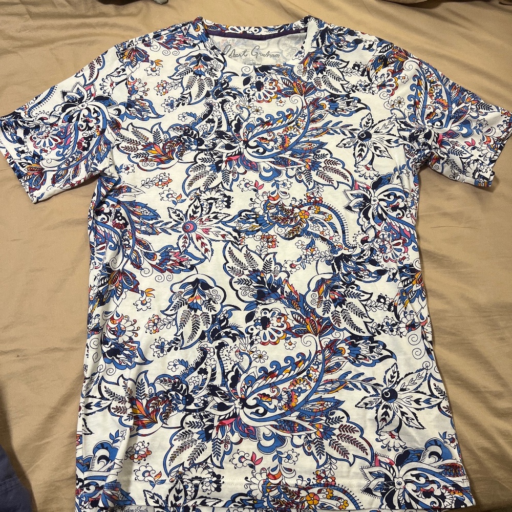 Robert Graham Pierce Multicolor Shirt Men’s Size S